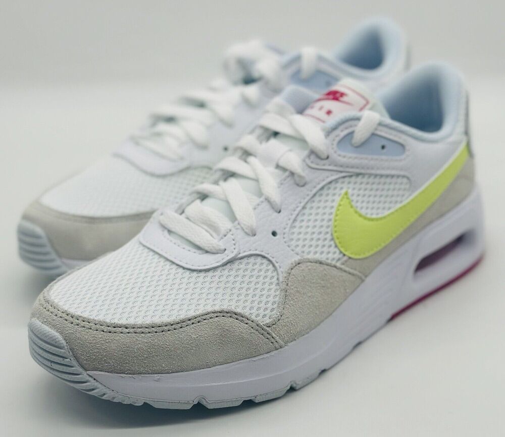 NEW Nike Air Max SC White Lemon Firebird FQ8886-100 Women's Size 8.5